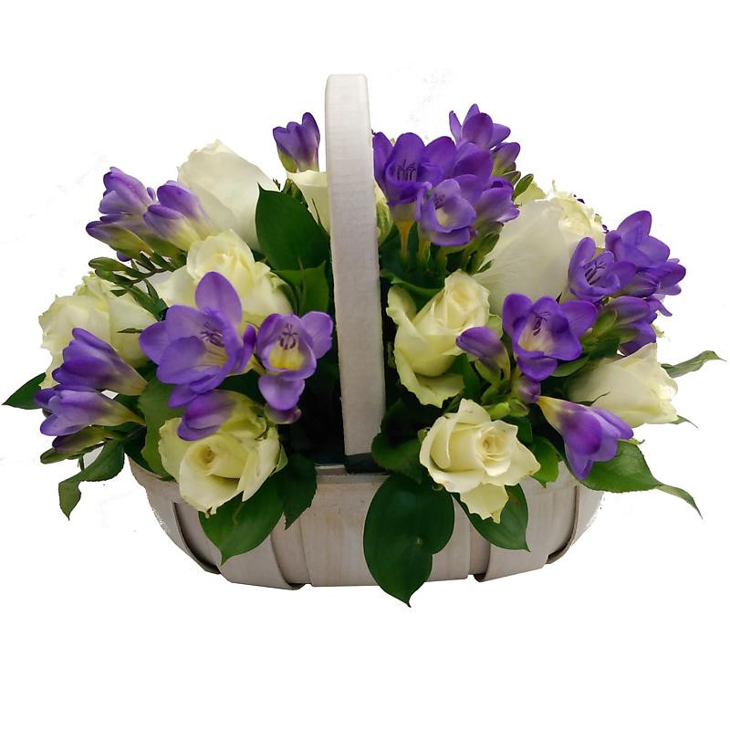 Amethyst Flower Basket