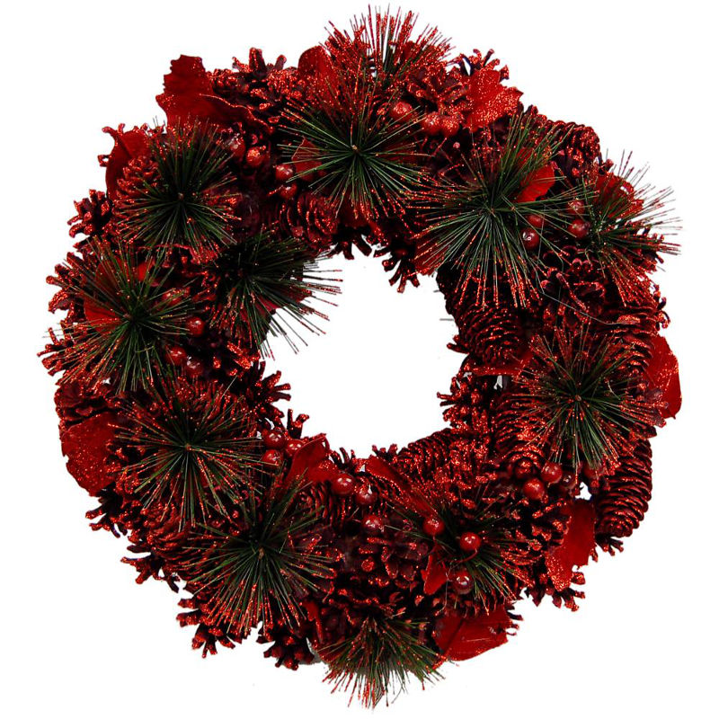 Festive Joy Christmas Wreath