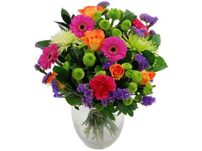 the tutti frutti bouquet looking resplendent